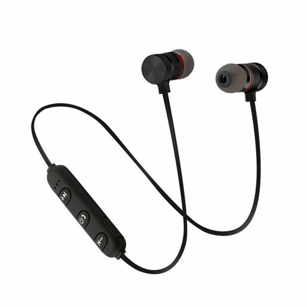 Trade Shop - Auricolari Bluetooth Magnetici Cuffie Sportive Wireless Stereo Xt-6 Fitness -