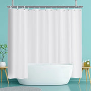 Douchegordijn Antischiummoso - Impermeabile - 1 pezzo - Bianco - Poliester - 240x200cm