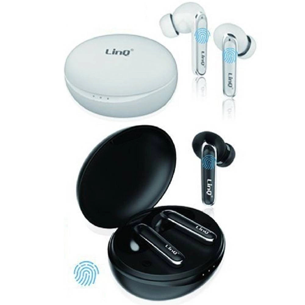 Trade Shop - Set Doppio Auricolare Bluetooth 10m Touch Con Box Di Ricarica Sportivi Tws-zgb -