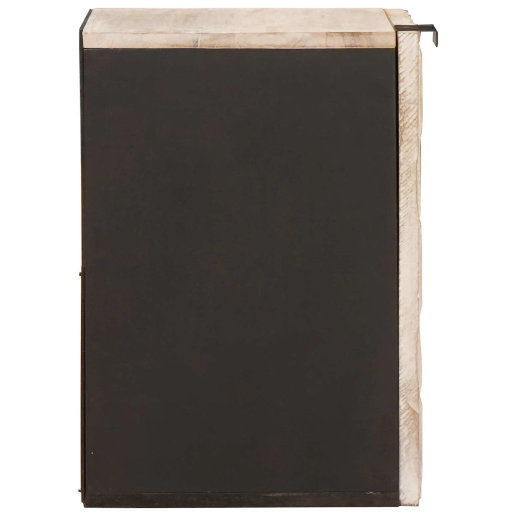 Mobile Appeso da Bagno con lo scaffale Bianco 38 x 33 x 48 cm
