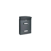 Alubox 47279 Ibiza Cassetta Postale in Alluminio Pressofuso per Esterno Formato Rivista Apertura Frontale colore Grigio Ghisa