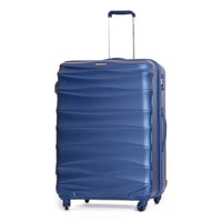 Trolley Valigia Grande Rigida in ABS 4 Ruote TSA Ravizzoni Infinity Blu