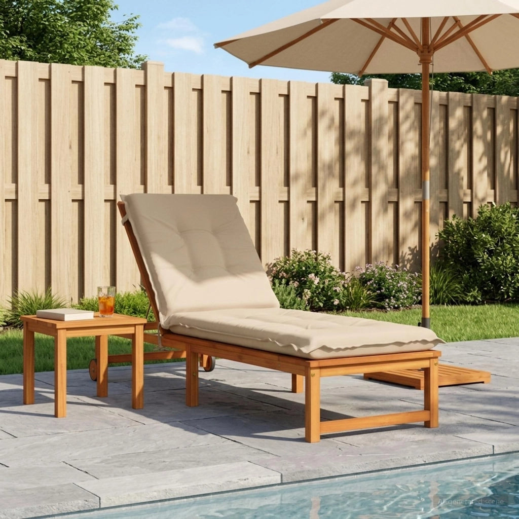 Cuscino per Lettino GEMERT 100% Poliestere Crema 947380