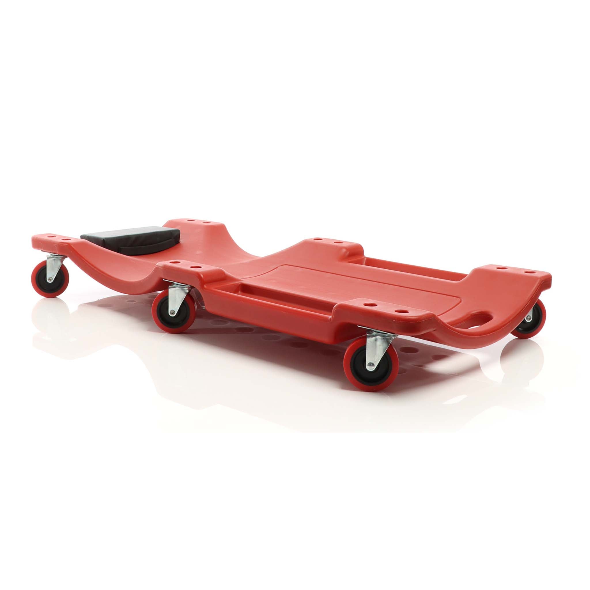 Sdraio da officina 91x42,5x11,5 cm Lettino da meccanico  2 scomparti per attrezzi Max 100 kg