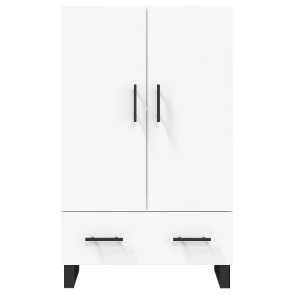 Buffet credenza cassettiera mobiletto mobile contenitore organizer cucina soggiorno salotto alto 69,5 x 31 x 115 cm legno ingegnerizzato bianco 02_0032502