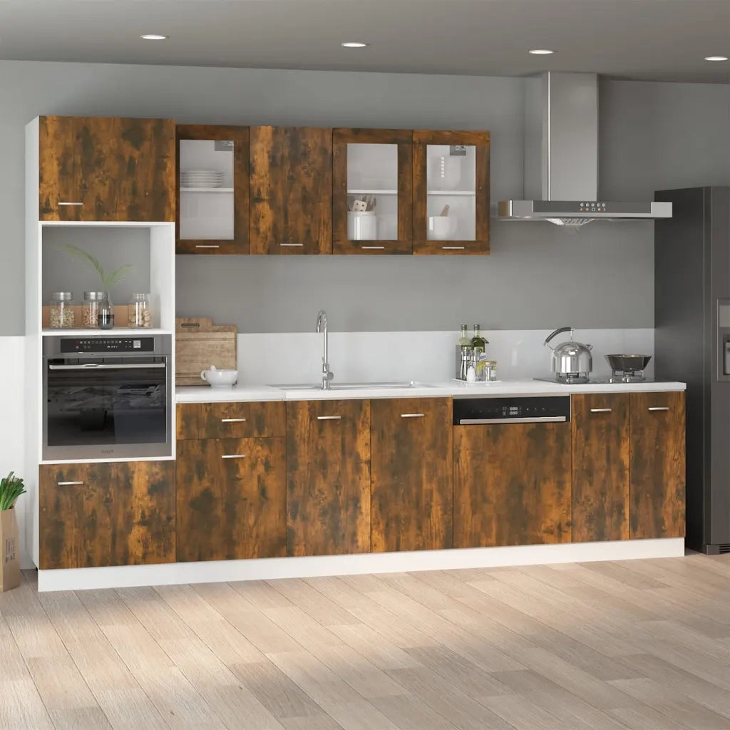 Mobile Sottolavello “Lyon” Rovere Fumo 80x46x81,5 cm 815564