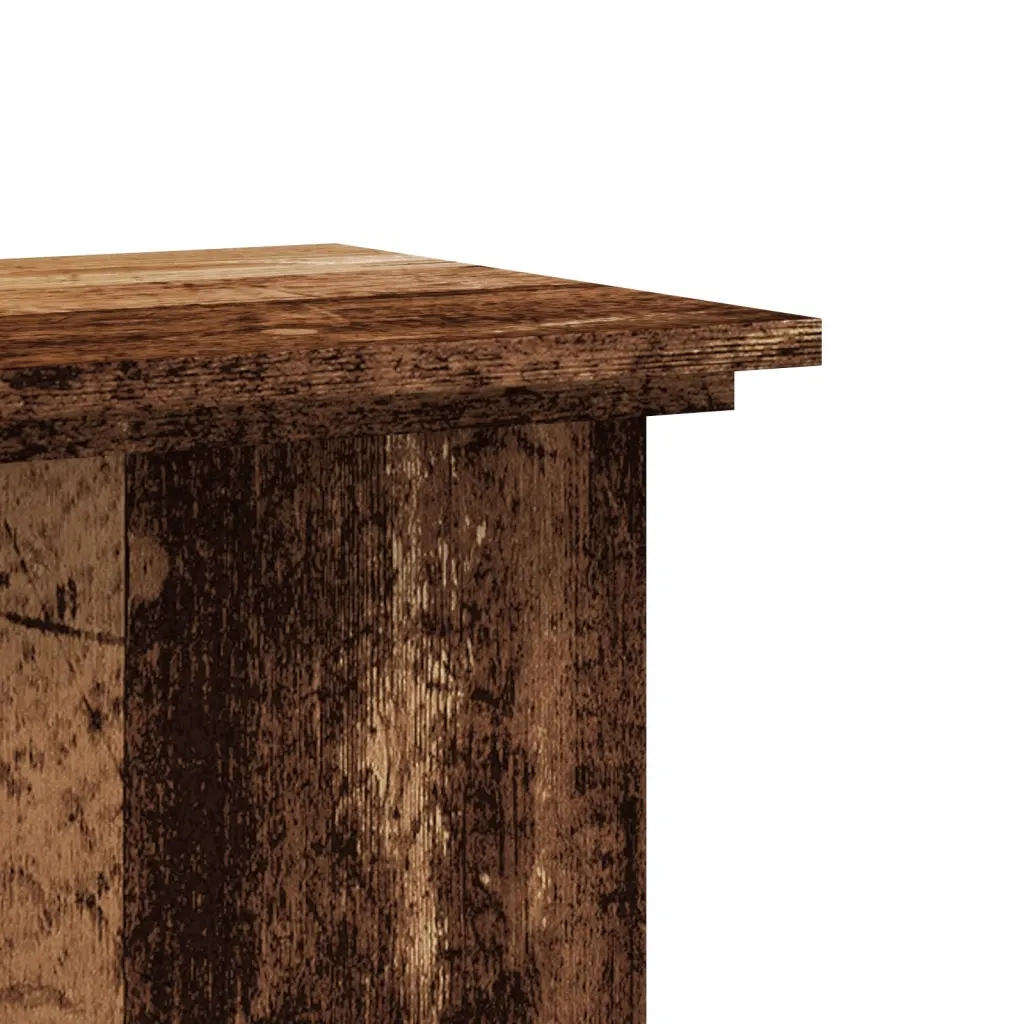 Supporto per Piante Legno Vecchio 33x33x100 cm in Truciolato