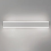 Riga Lampada da parete e soffitto a LED 27W 2180lm 3000K IP54 in alluminio bianco opaco per interni ed esterni design minimalista moderno 50.5cm