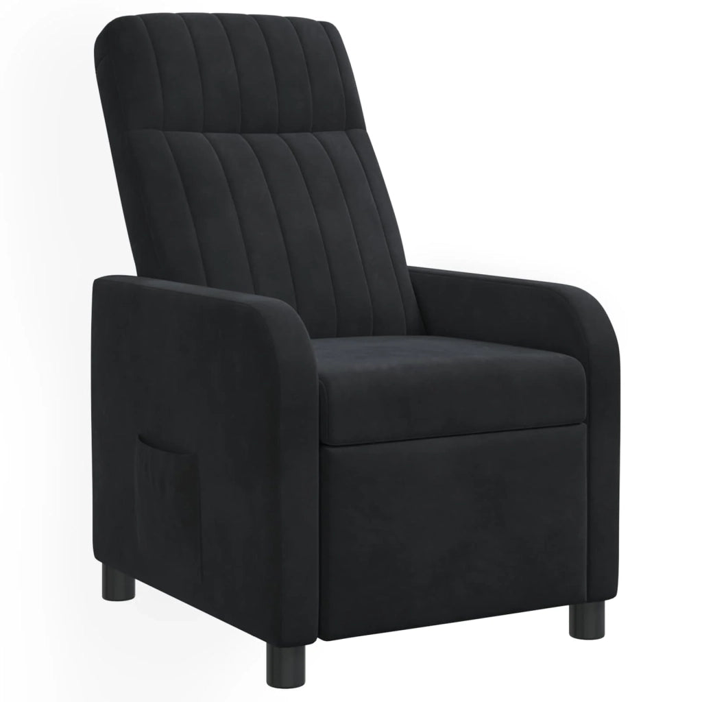 Poltrona reclinabile Nero Velluto (V) 42035114