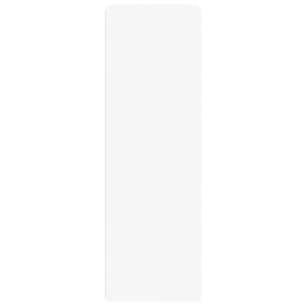 Credenza Bianca 50x41x124 cm in Legno Multistrato 846397