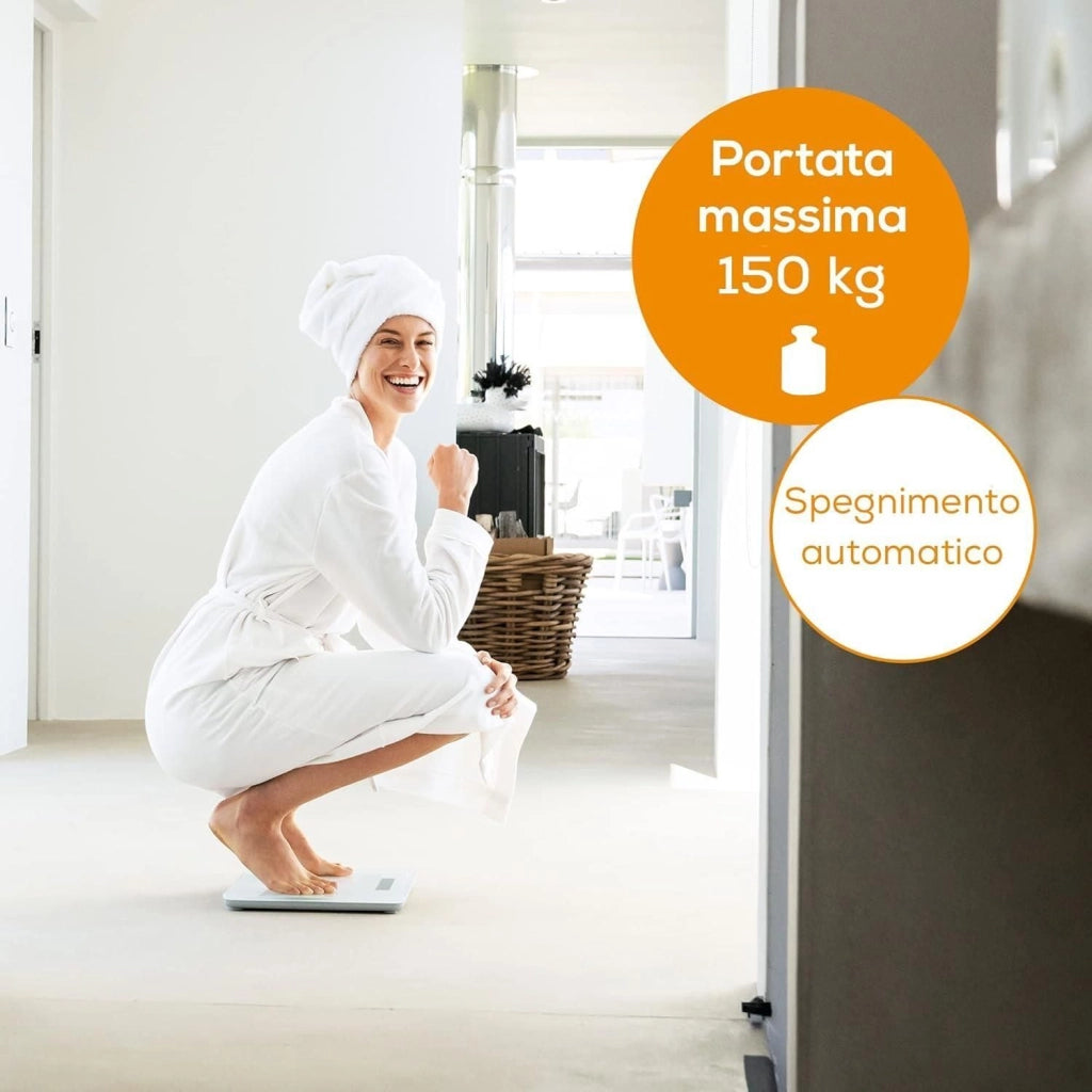 Beurer GS 120 Bilancia Pesapersone in Vetro Portata 150Kg
