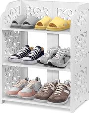 Scaffale a 3/4/5 livelli in stile barocco per scarpe animali 40 x 23 x 51 cm.