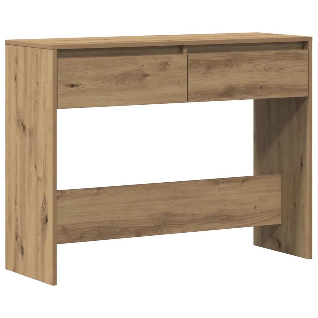 Tavolo Consolle Rovere Artigianale 100x35x76,5 cm in Truciolato 856785