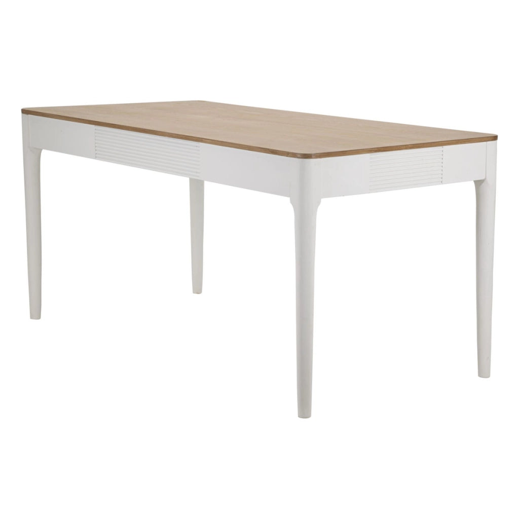 Tavolo VKH572, Bianco, Legno, 180x60x80 cm