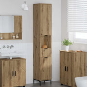 Mobile da Bagno con porta Rovere artigianale 31,5 x 33 x 190 cm 883413