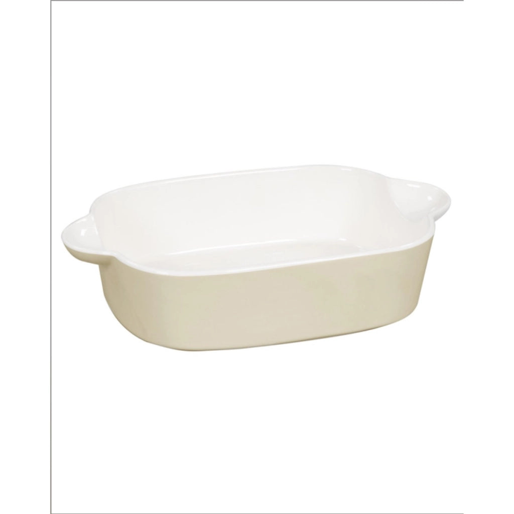 TEGLIA FORNO RETTANGOLARE CREMA
