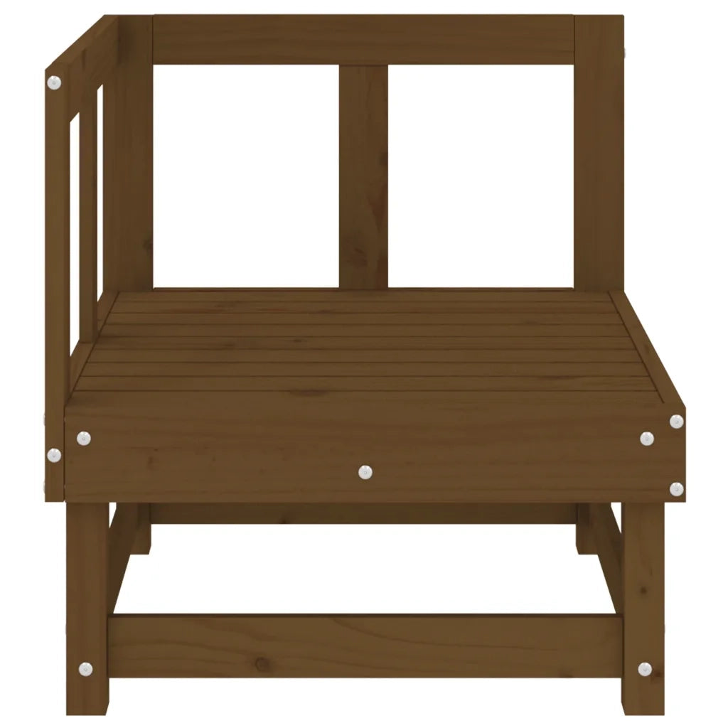 Divani Angolari da Giardino 2pz Ambra in Legno Massello di Pino 825397