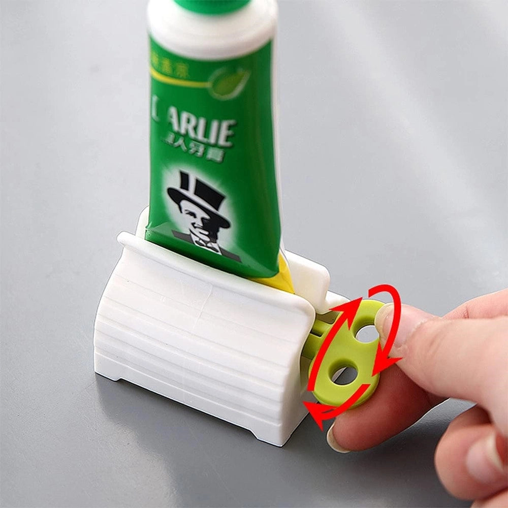 Trade Shop - 3pz Spremi Tubetto Dentifricio Manuale Dispenser Rotolamento Dentifricio Maionese Ketchup -