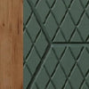 Specchio contenitore bagno Irma Verde/Rovere dorato 54 x 55 cm Vicco