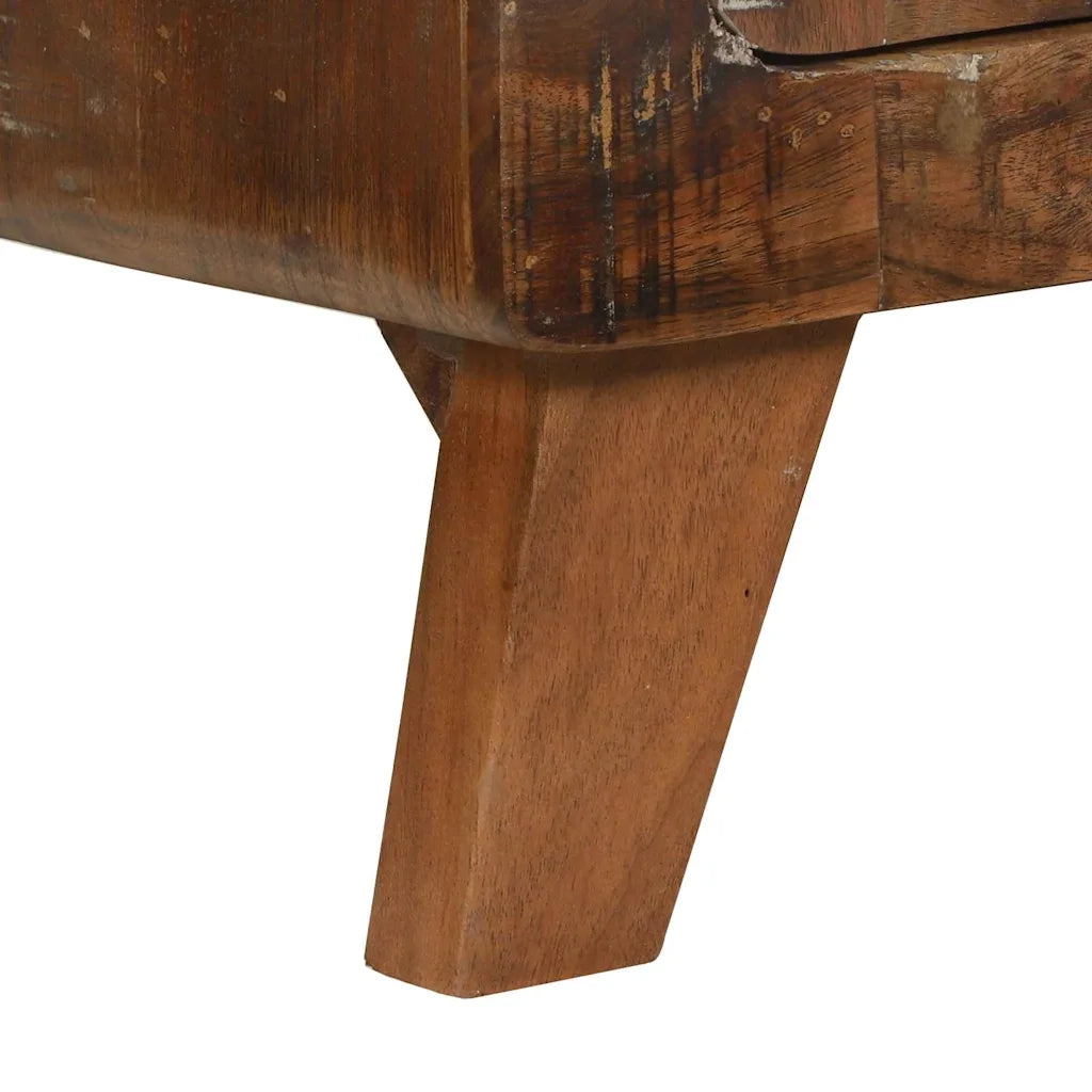 Tavolino da salotto Multicolore Legno Recuperato Massello 4104537