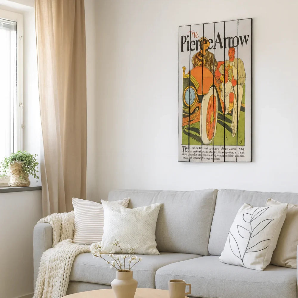 Stampa su legno da parete century 60x100 cm design moderno | Duzzle
