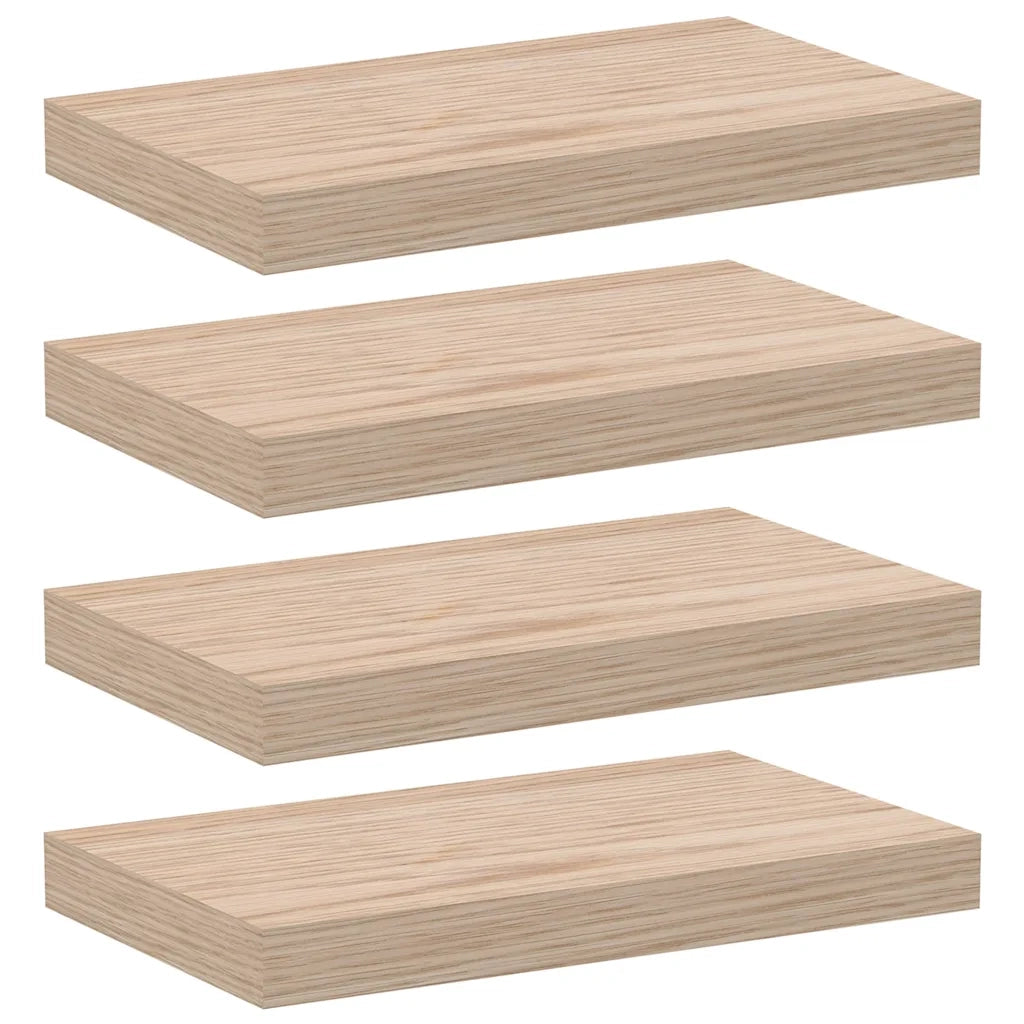 Mensole Pensili 4 pz 40x23,5x4 cm in Truciolato 4010684