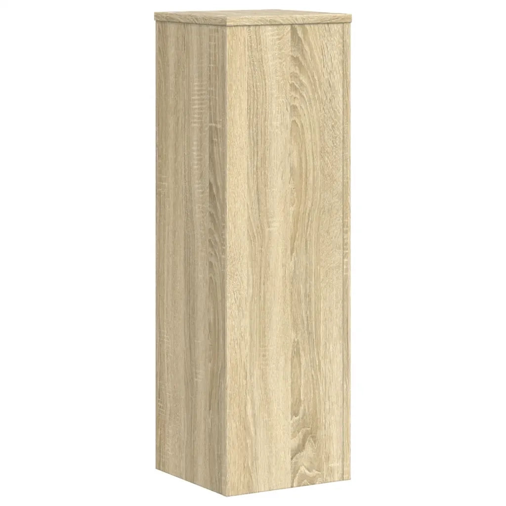 Supporti per Piante 2 pz Rovere 25x25x80 cm in Multistrato