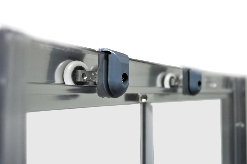 Box doccia tondo 80x80, cabina semicircolare in cristallo trasparente 6 mm BD8.8CTT