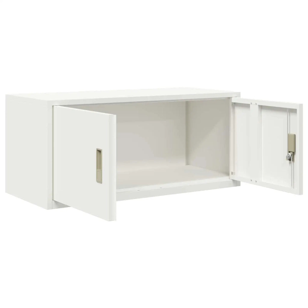 Armadio Bianco 90 x 40 x 40 cm Acciaio