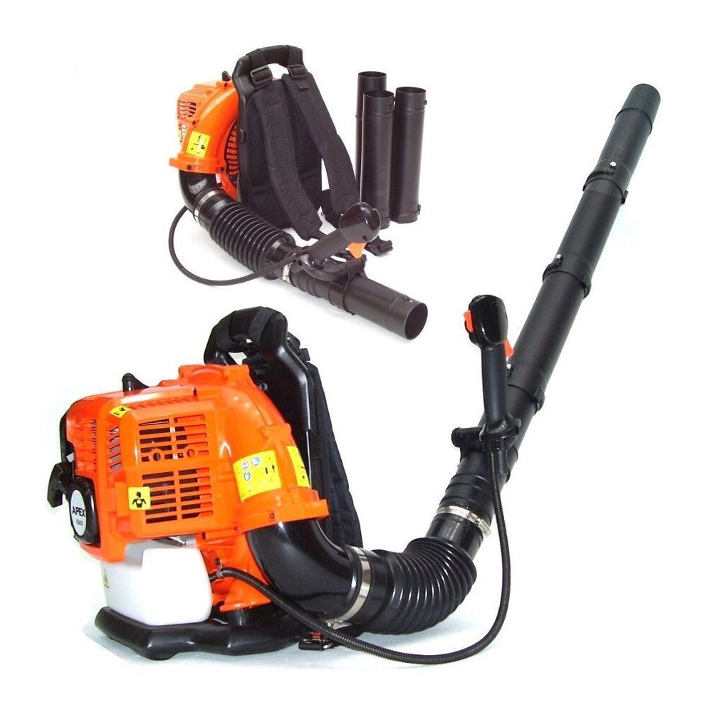 Trade Shop - Soffiatore A Zaino Con Motore A A Scoppio Da 42,7cc - 2 Tempi Foglie Giardino -