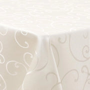 Tavolo in Plastica con Tovaglia Reclinabile Rectangolare 140x180cm Tovaglia in Poliestere Tovaglia Jacquard con Tessuto Tavolo con Decorazioni con Protezione contro Macchie Facile da Pulire