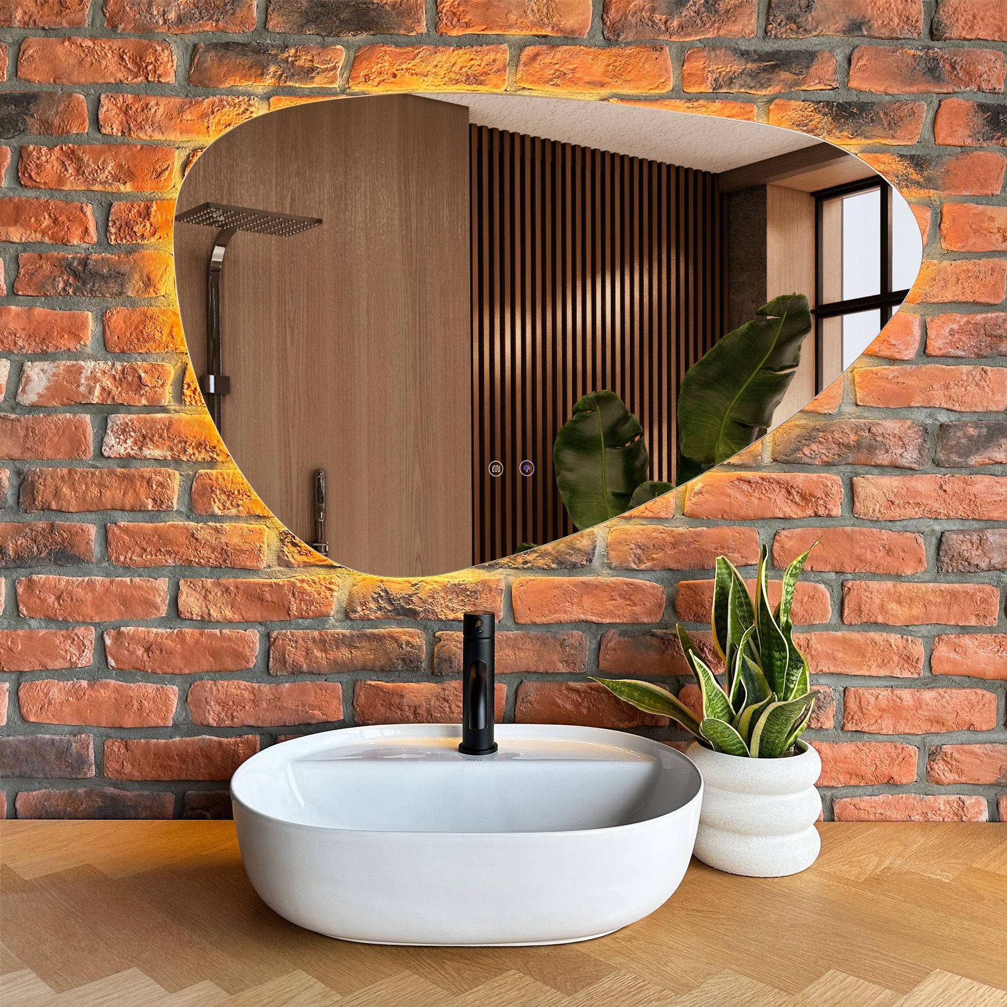 Lavabo Da Appoggio Rea Aura 51