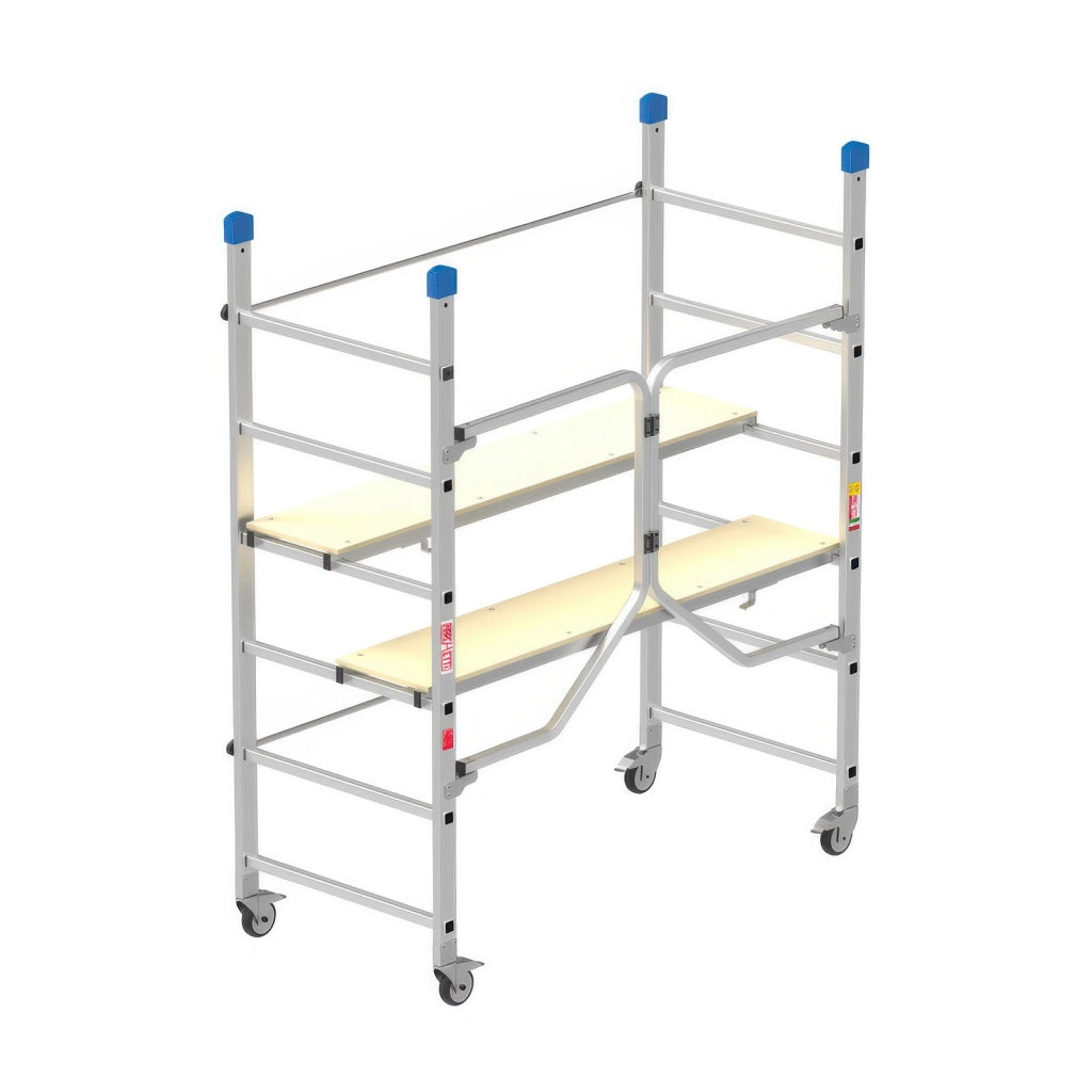 Trabattello Pieghevole in Alluminio Marchetti Dinamico 70 x 155 x h 188 cm 150 kg