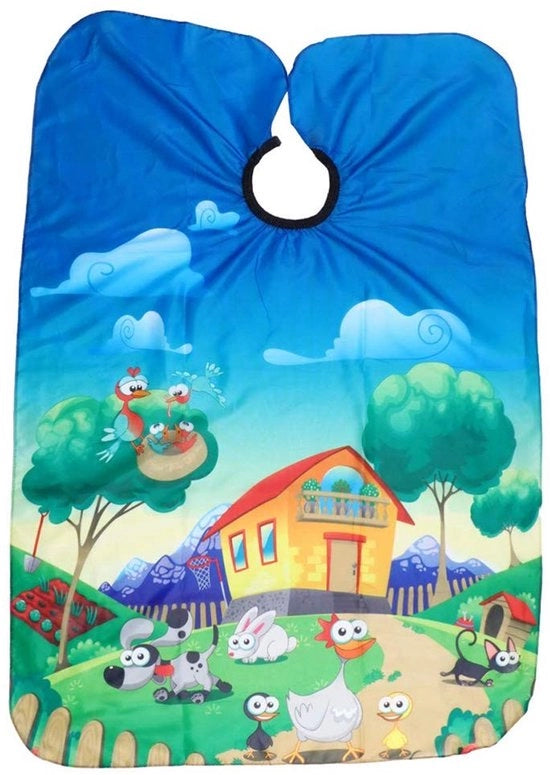 Cappelliera con disegno animale - Cappelliera per bambini - Cappelliera con cerniera regolabile - Misura 120x70 cm - Cappelliera in nylon