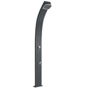 Doccia Tradizionale In Alluminio Spring Con Miscelatore E Lavapiedi Colore Antracite Cv-A125/7016