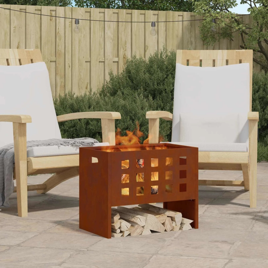 Focolare Marrone 50 x 30 x 40 cm Acciaio CFW4280729