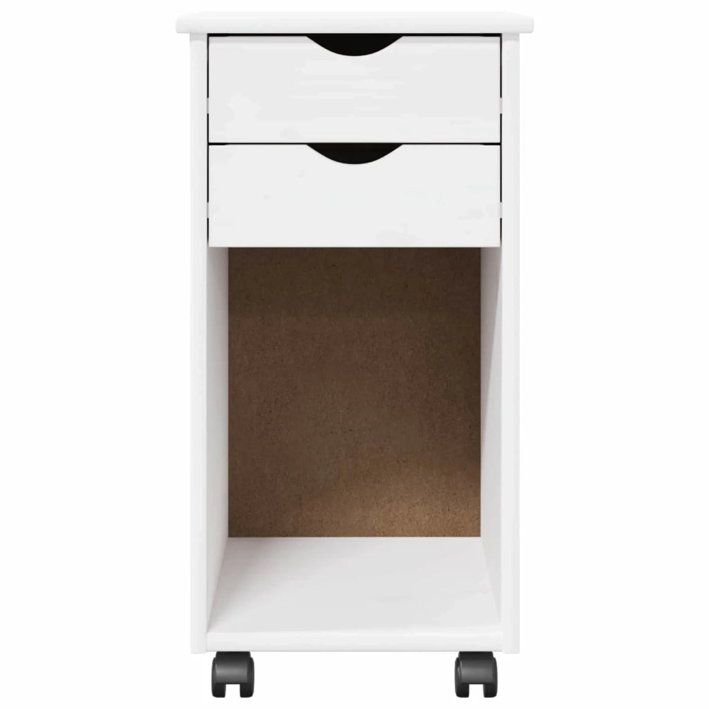 Mobile con Ruote Bianco 34 x 39 x 65,5 cm