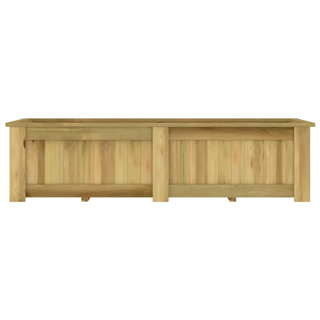 Fioriera Rialzata 196x100x50 cm in Legno di Pino Impregnato cod mxl 51767