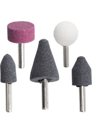 Set di 5 pietre abrasive per levigatura lucidatura sbavatura per metallo vetro