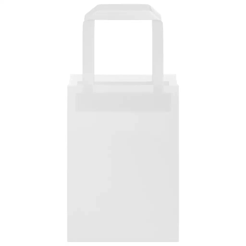 Sacchetti di Carta 50 pz con Manici Bianchi 15x8x21 cm