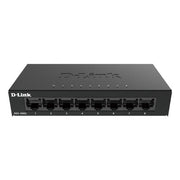 D-LINK SWITCH 8 PORTE GIGABIT ETHERNET METAL HOUSING UNMANAGED SWITCH
