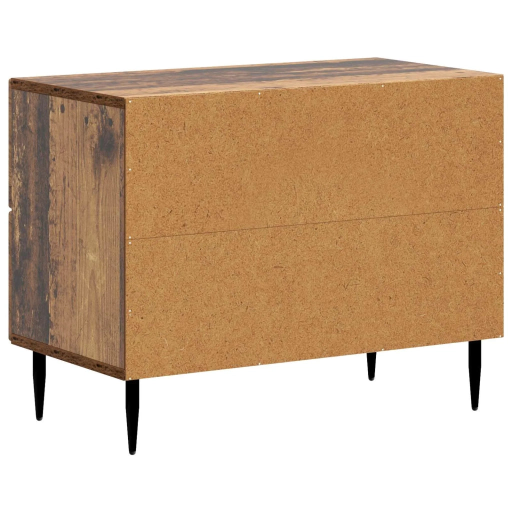Armadio da Notte con cassetto Legno antico 62 x 34,5 x 47,5 cm 894783