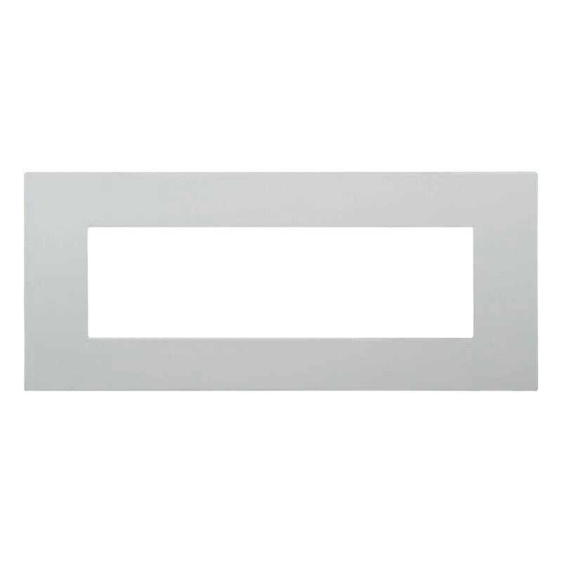 Placca Plastica Serie Venus 7P Colore Sabbia Compatibile Con Vimar Arke