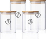 Set di Overnight Oats in Jar di Mason - Muesli - Bicchieri di Cottura per Havermut - Kit - Fondamentale per la tua colazione