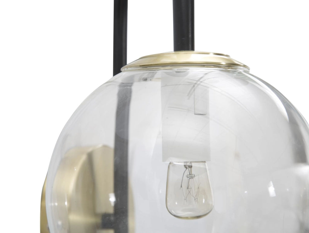 LAMPADA DA MURO IRON BLACK CM 36x24x45