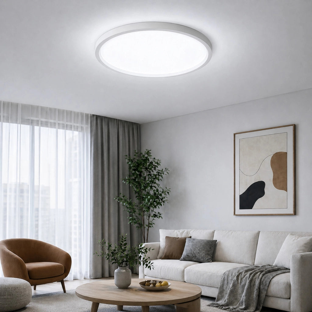 PLAFONIERA LED 36W TONDA Ø40CM 3CCT LUCE 3000K 4000K 6500K SOFFITTO BTL-1001