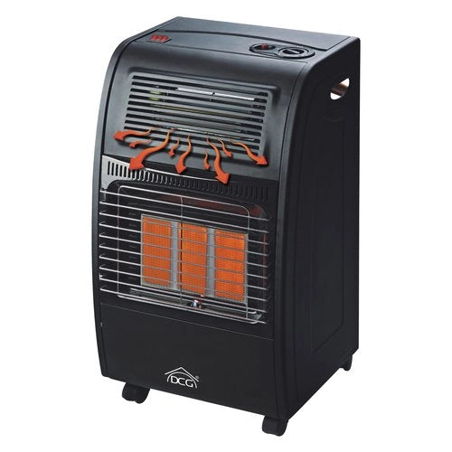 Stufa gas dcg gh09 infrarossi black