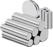 130 pezzi di forti magneti in 6 diverse misure, magneti neodymium extra forti, minimagnetici per lavagne magnetiche, piccoli forti magneti rotondi, magneti forti per frigorifero, lavagna bianca, bacheca e ufficio