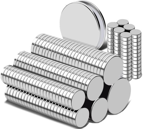 130 pezzi di forti magneti in 6 diverse misure, magneti neodymium extra forti, minimagnetici per lavagne magnetiche, piccoli forti magneti rotondi, magneti forti per frigorifero, lavagna bianca, bacheca e ufficio