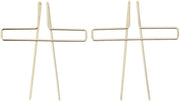 Set di supporti per pagine da 10 - Acciaio inossidabile - Clip per musica - Supporto per partiture - Portatile - Sostegno per libri - Robusto e duraturo - Clip per libri